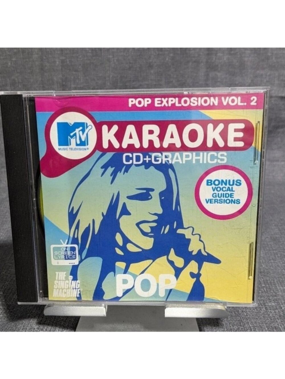 MTV Pop Explosion Vol 2 Karaoke CD Graphics 2002 Edition By The Singing Machine